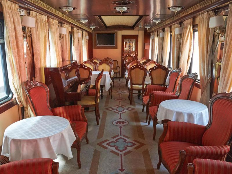 New Year in Arctic Circle Tour. Salon of the Imperial Russian Train