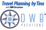Company Logo, DWB Vacations, Travel Planning by Tina