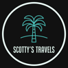 Scotty's Travels Logo with palm tree